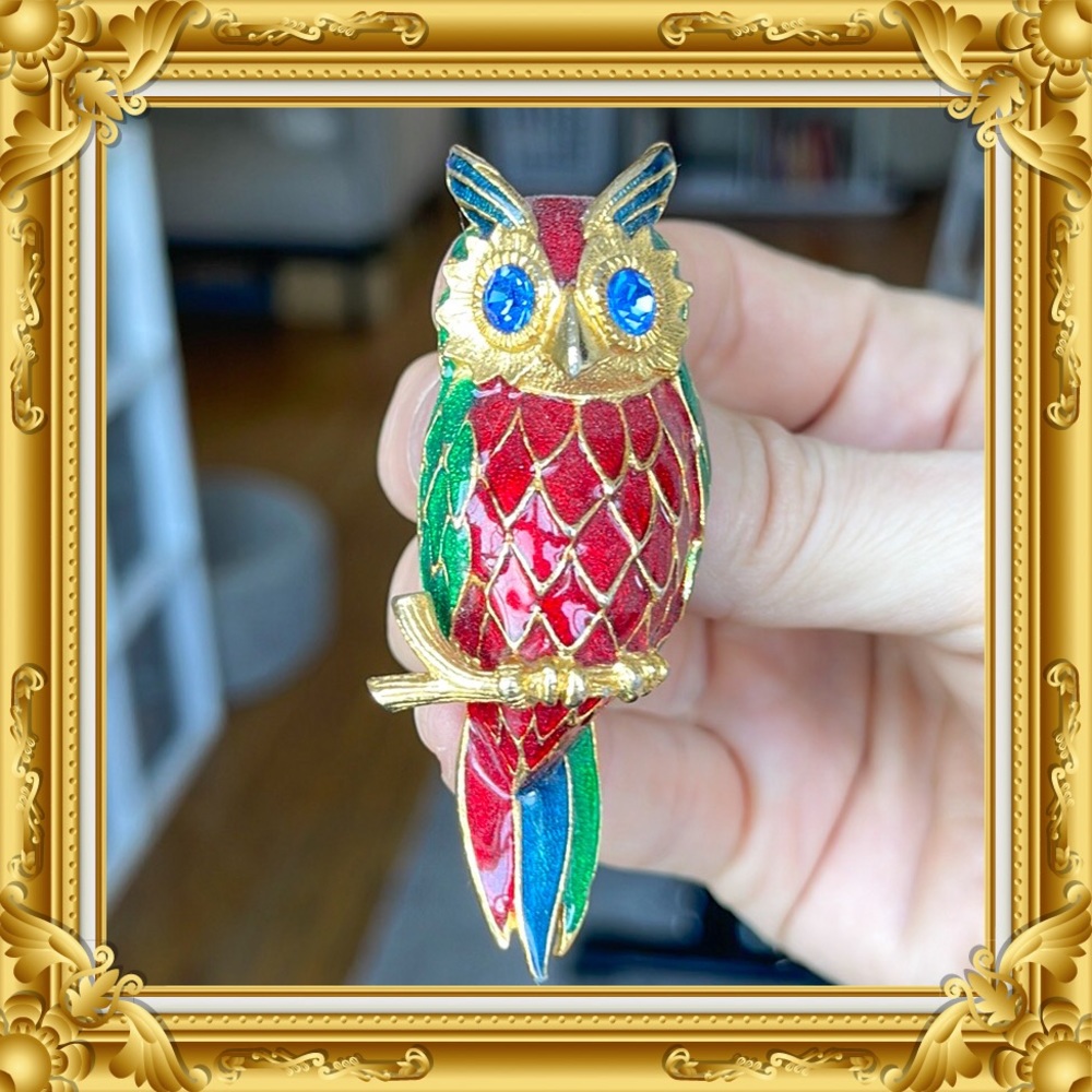 💕Beautiful Vintage Owl Pin / Brooch💕
